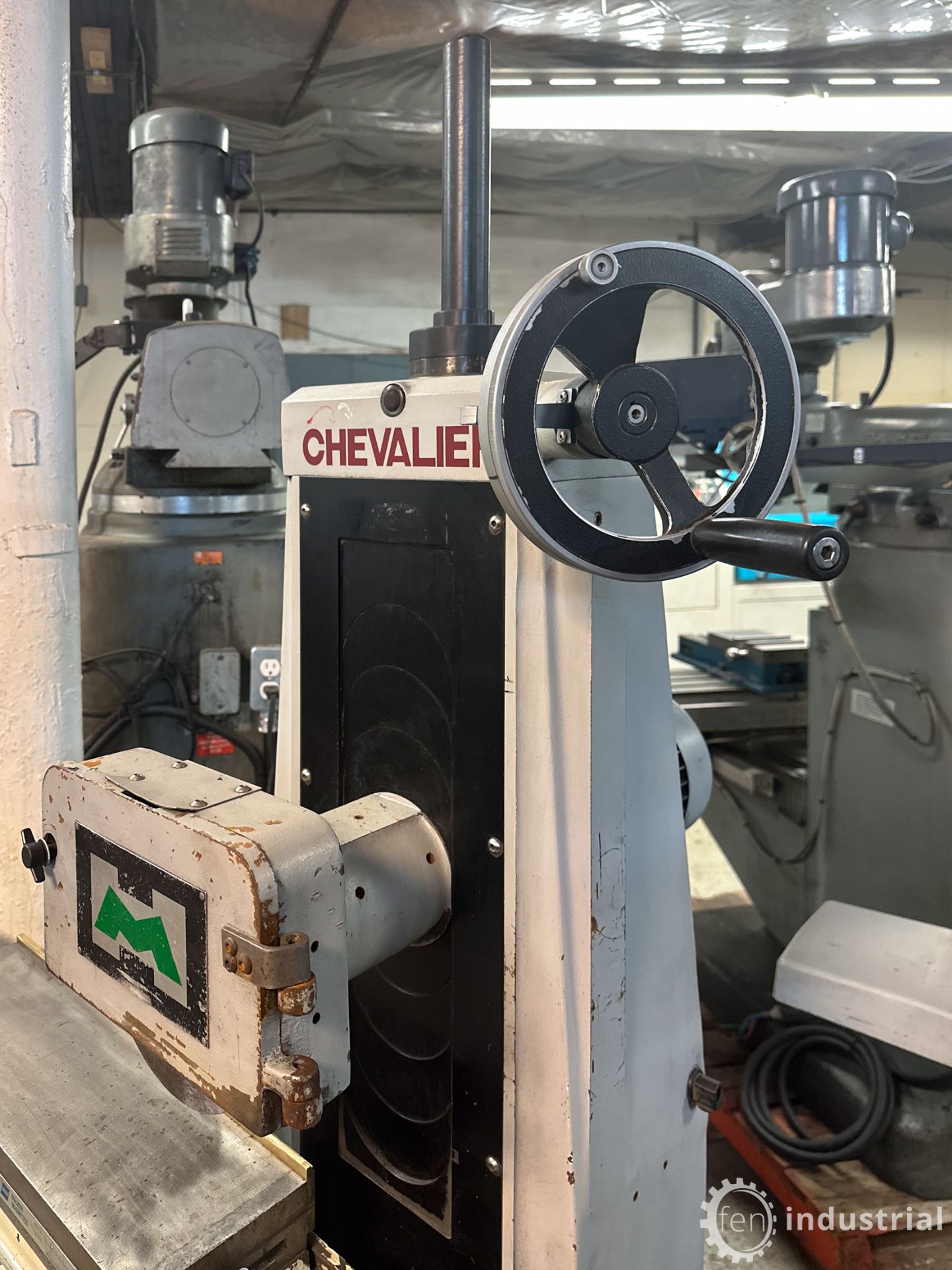 CHEVALIER FSG-618M MANUAL SURFACE GRINDER, WALKER MAGNETICS 6" X 18" MAGNETIC CHUCK, S/N - Image 5 of 22