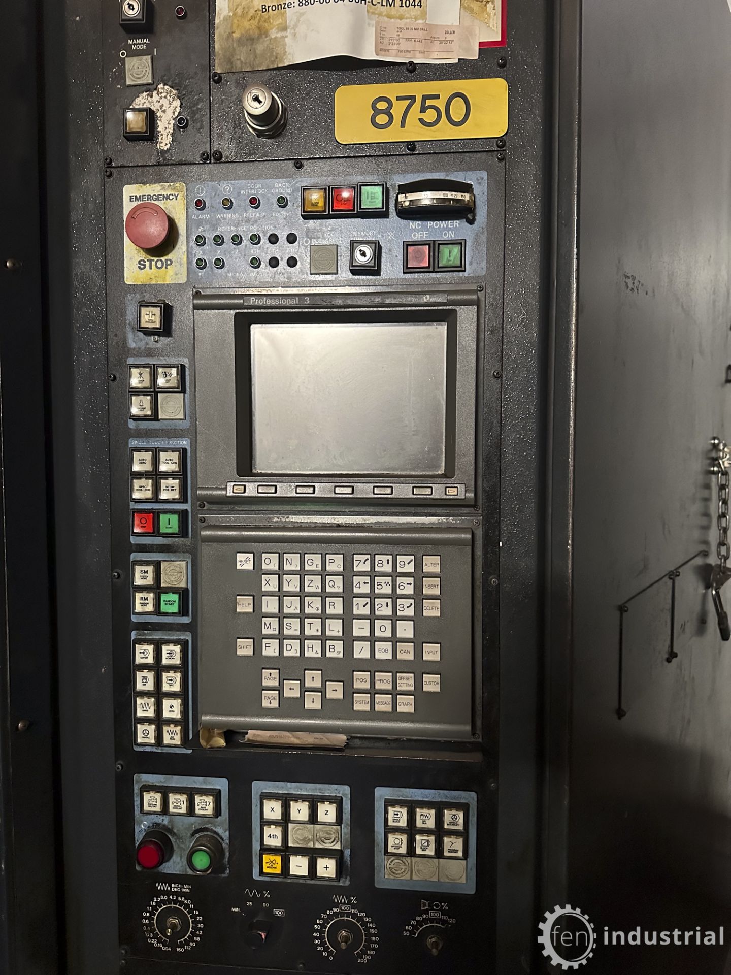 MAKINO A66 CNC HORIZONTAL MACHINING CENTER, PROFESSIONAL 3 CNC CONTROL (AS-IS, LOCATED IN - Image 3 of 39