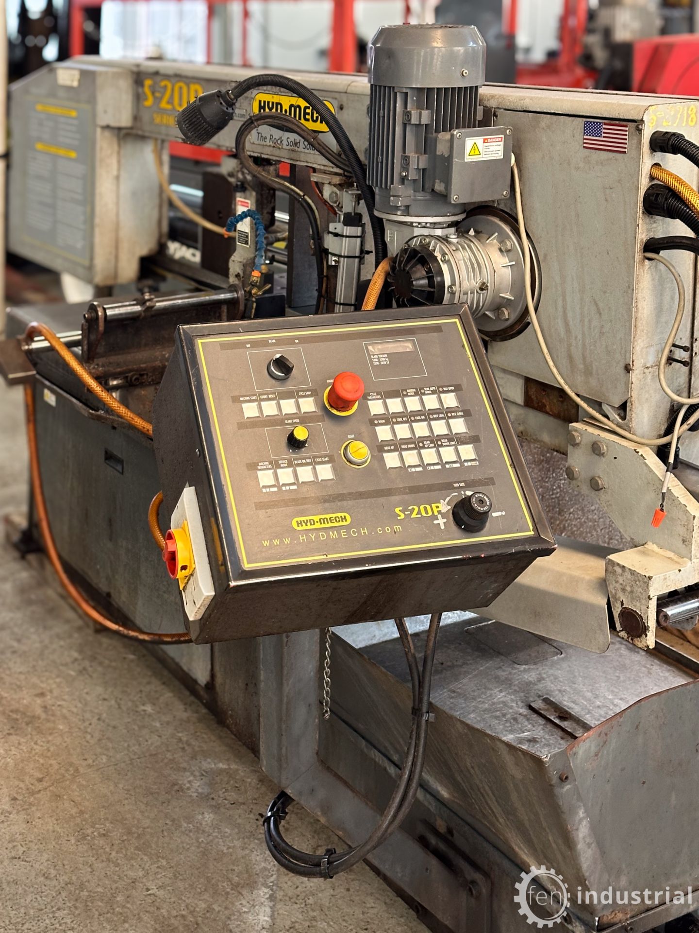 HYD-MECH S-20P SEMI AUTOMATIC HORIZONTAL BANDSAW, SERIES III, S/N 7A1007180 (LOCATED IN BRANTFORD, - Image 11 of 22