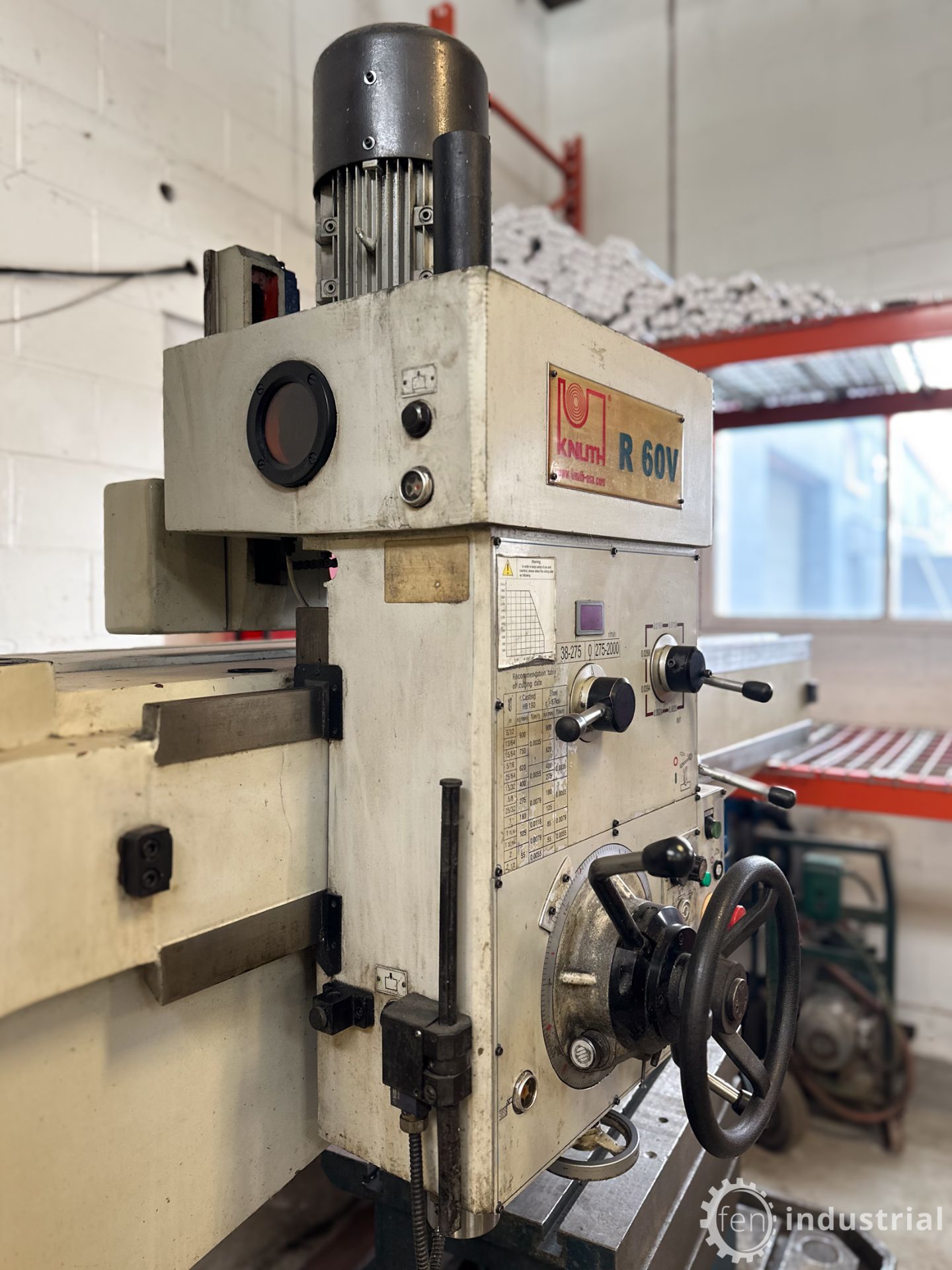 2013 KNUTH R 60V RADIAL ARM DRILL, 6’ ARM, BOX TABLE, S/N 3098 (LOCATED IN BRANTFORD, ONTARIO) ( - Image 10 of 19