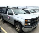 2015 CHEVROLET 1500 PICKUP TRUCK, APPROX. 408,942KMS, VIN# 1GCNCPEC1FZ314902 (NO BLACK TOOL BOXES)