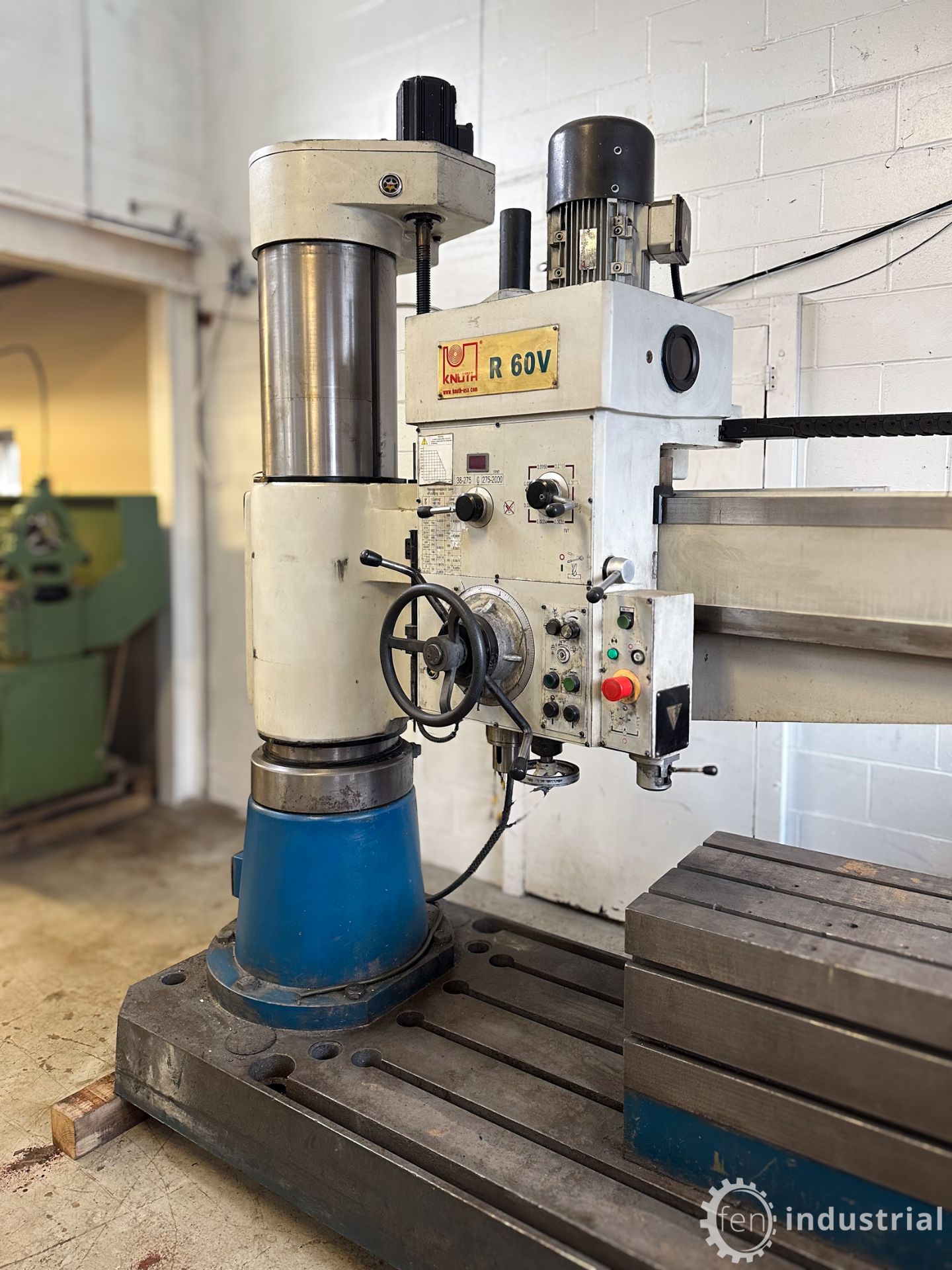 2013 KNUTH R 60V RADIAL ARM DRILL, 6’ ARM, BOX TABLE, S/N 3098 (LOCATED IN BRANTFORD, ONTARIO) ( - Image 8 of 19