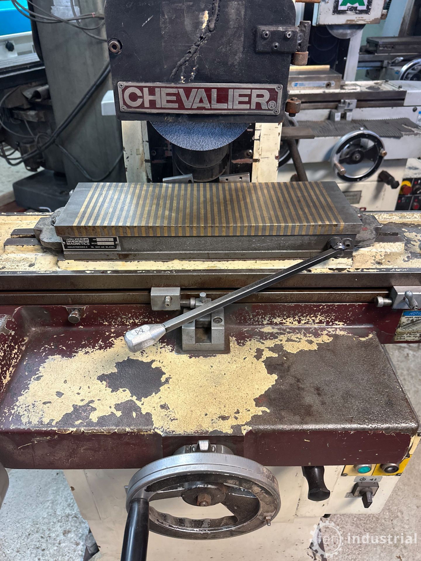 CHEVALIER FSG-618M MANUAL SURFACE GRINDER, WALKER HAGOU MAGNETICS 6" X 18" MAGNETIC CHUCK (#8, - Image 23 of 25