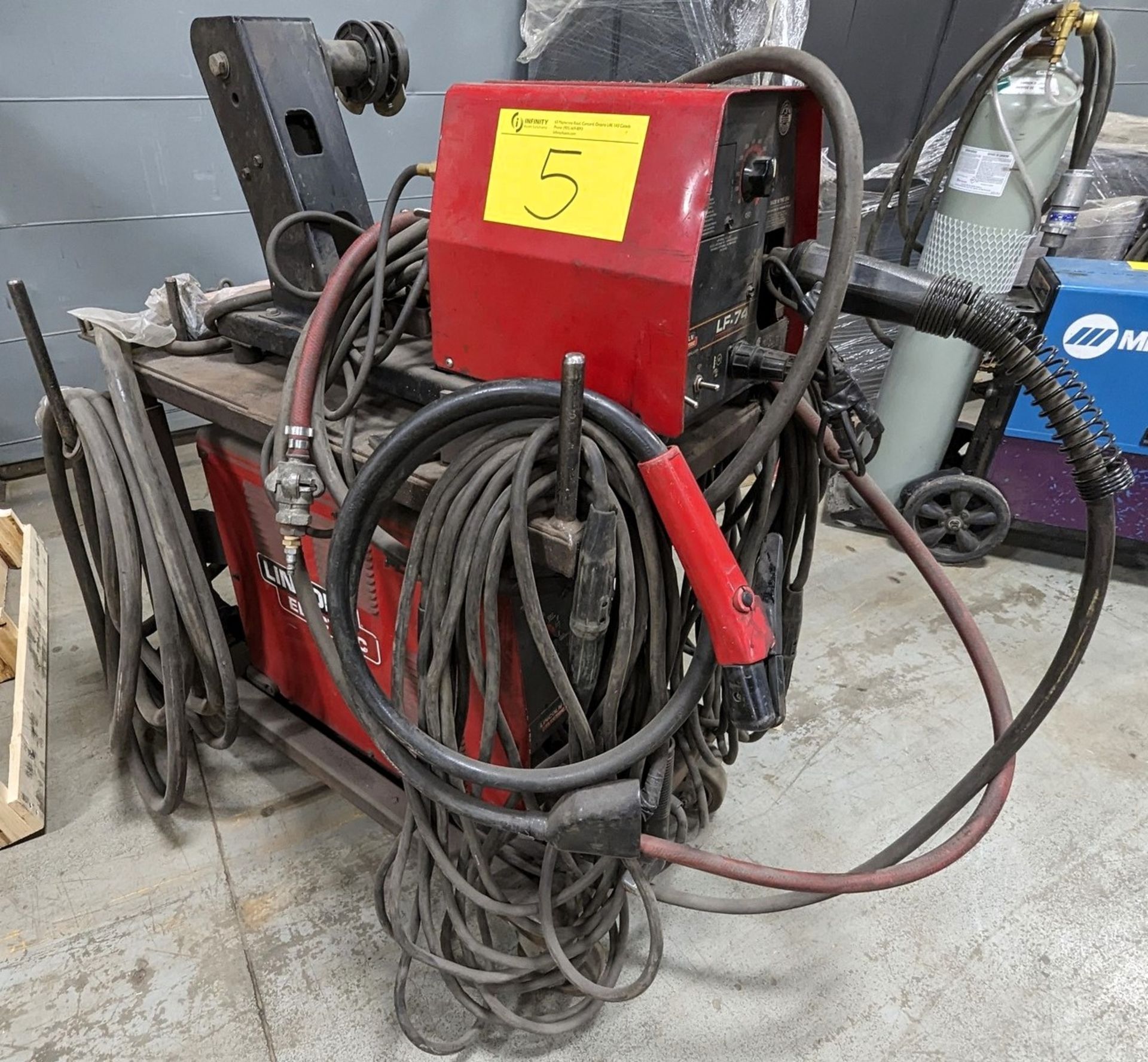 LINCOLN ELECTRIC FLEXTEC 650 WELDER, CODE 11814, S/N U1140600036, ORDER K3060-1 13898418 W/