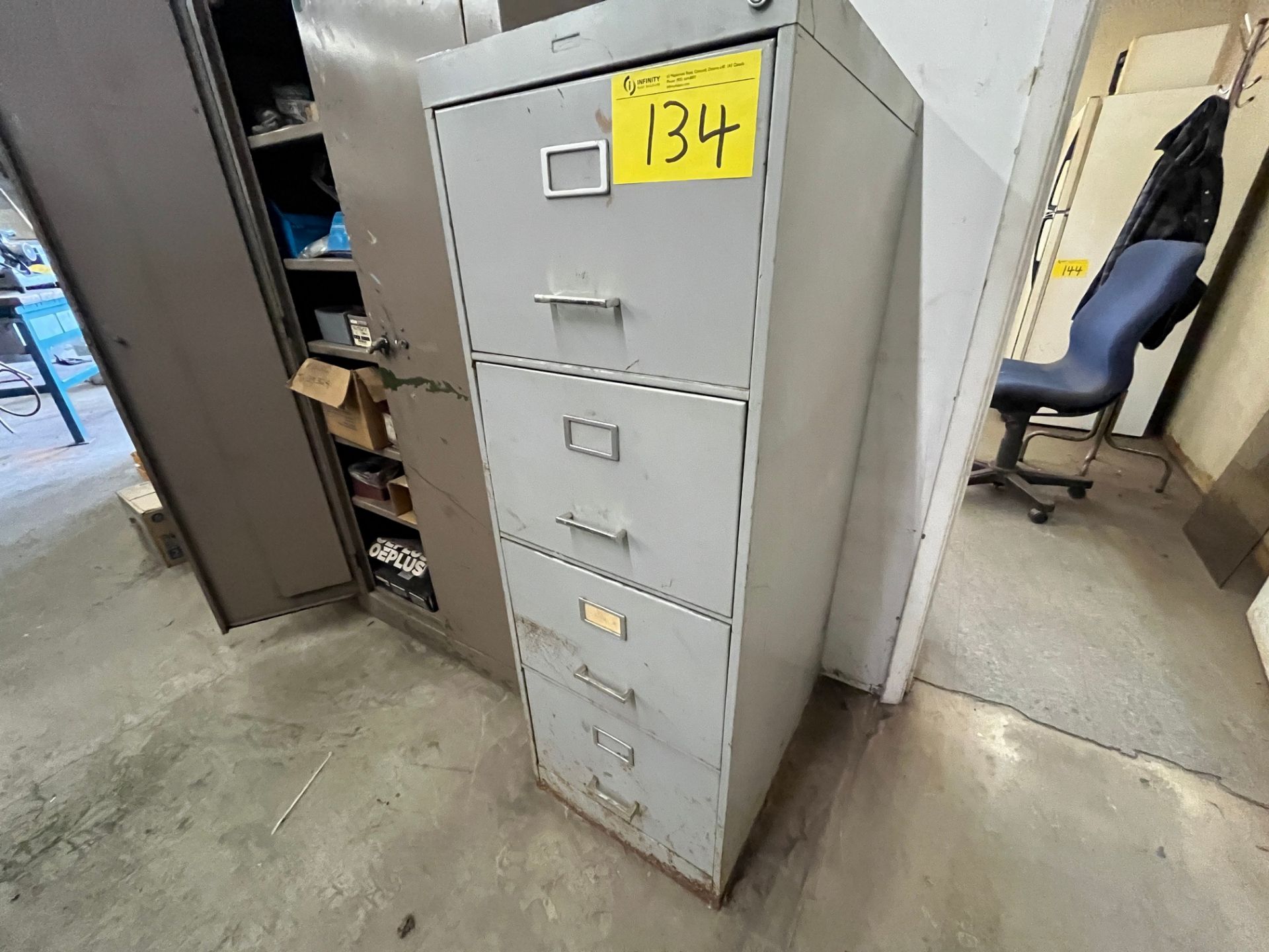 LOT OF (4) FILE CABINETS - Image 2 of 2