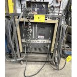 HOBART EXCEL-ARC 8065CV WELDER W/ HOBART 2410 WIRE FEEDER, CART, CABLES (NO TANKS)