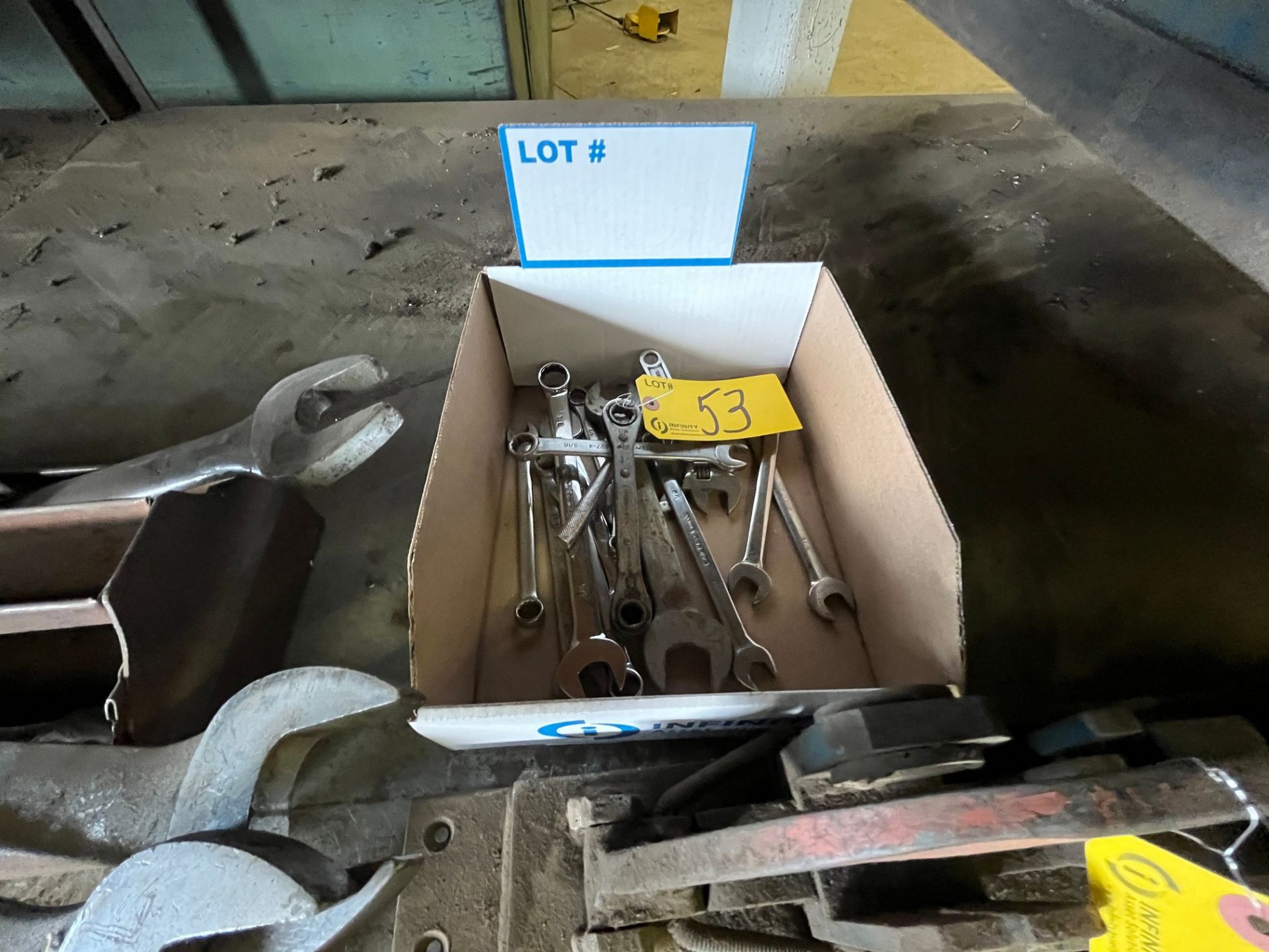 LOT OF WRENCHES W/ TOOLBOX - Image 2 of 3
