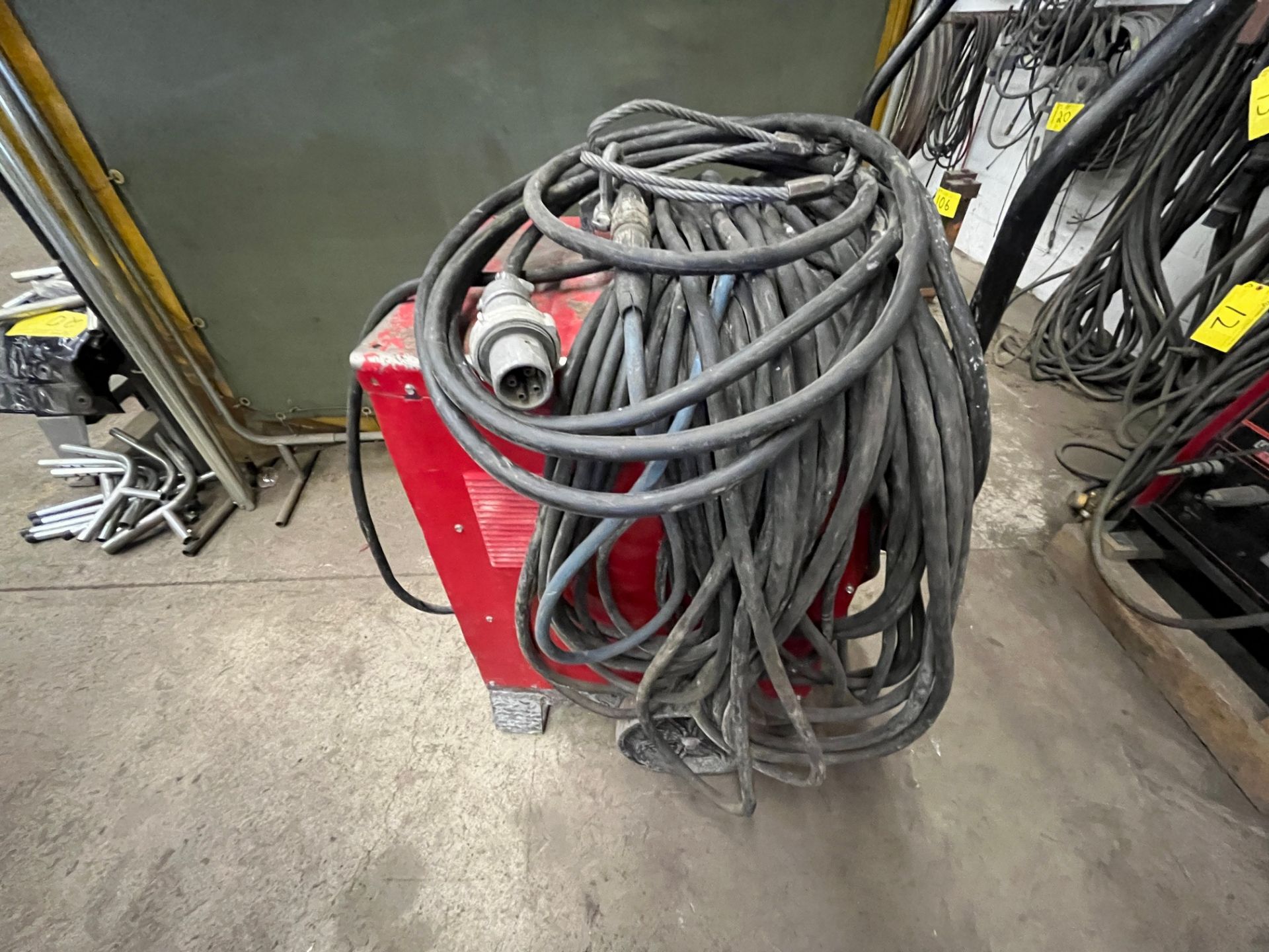 LINCOLN ELECTRIC IDEAL ARC 250 MIG WELDER W/ CART, CABLES (NO TANKS) - Image 3 of 6