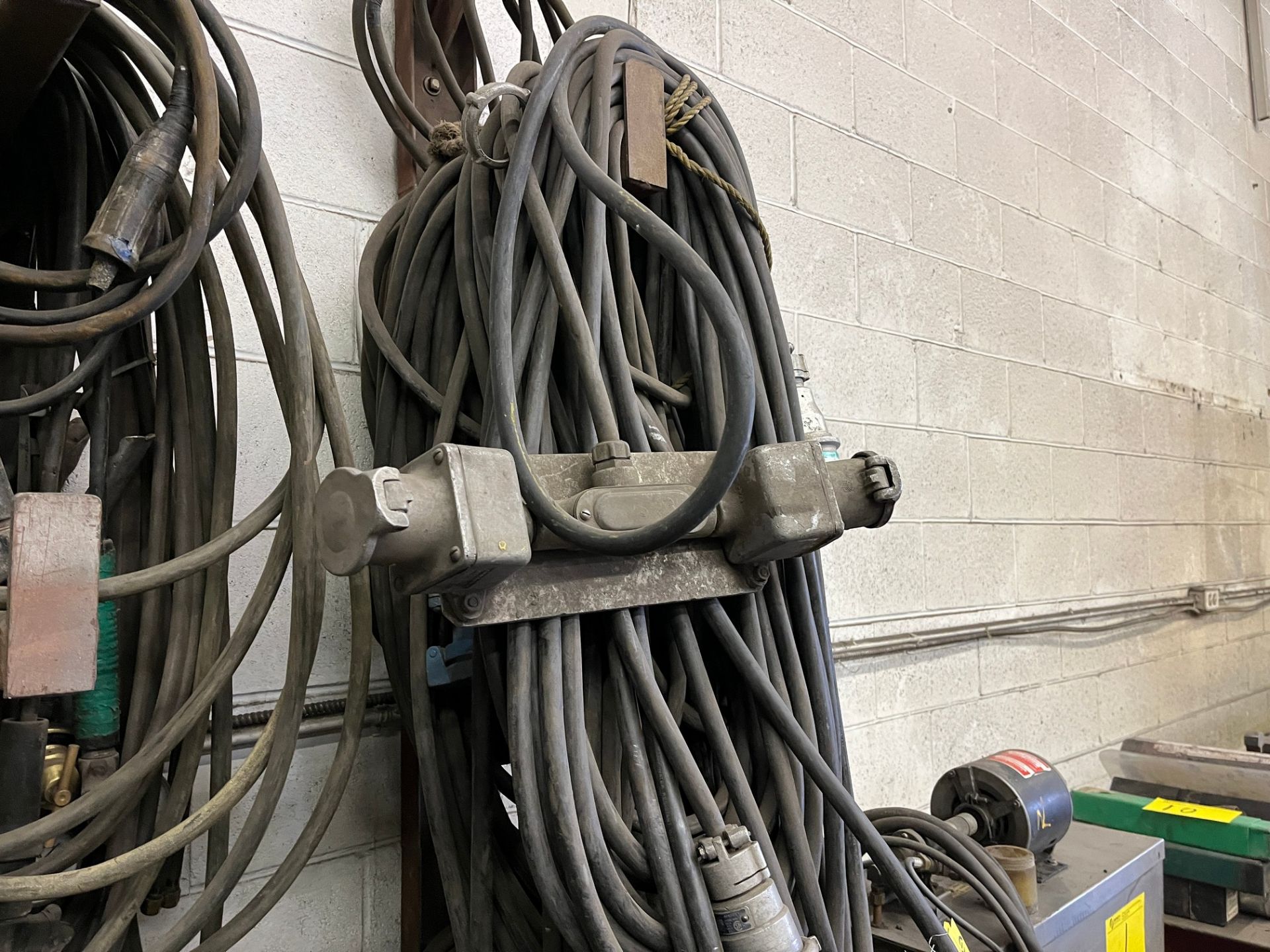 LOT OF APPROX. (6) WELDING CABLES W/ PLUG INS, TORCH - Image 2 of 3