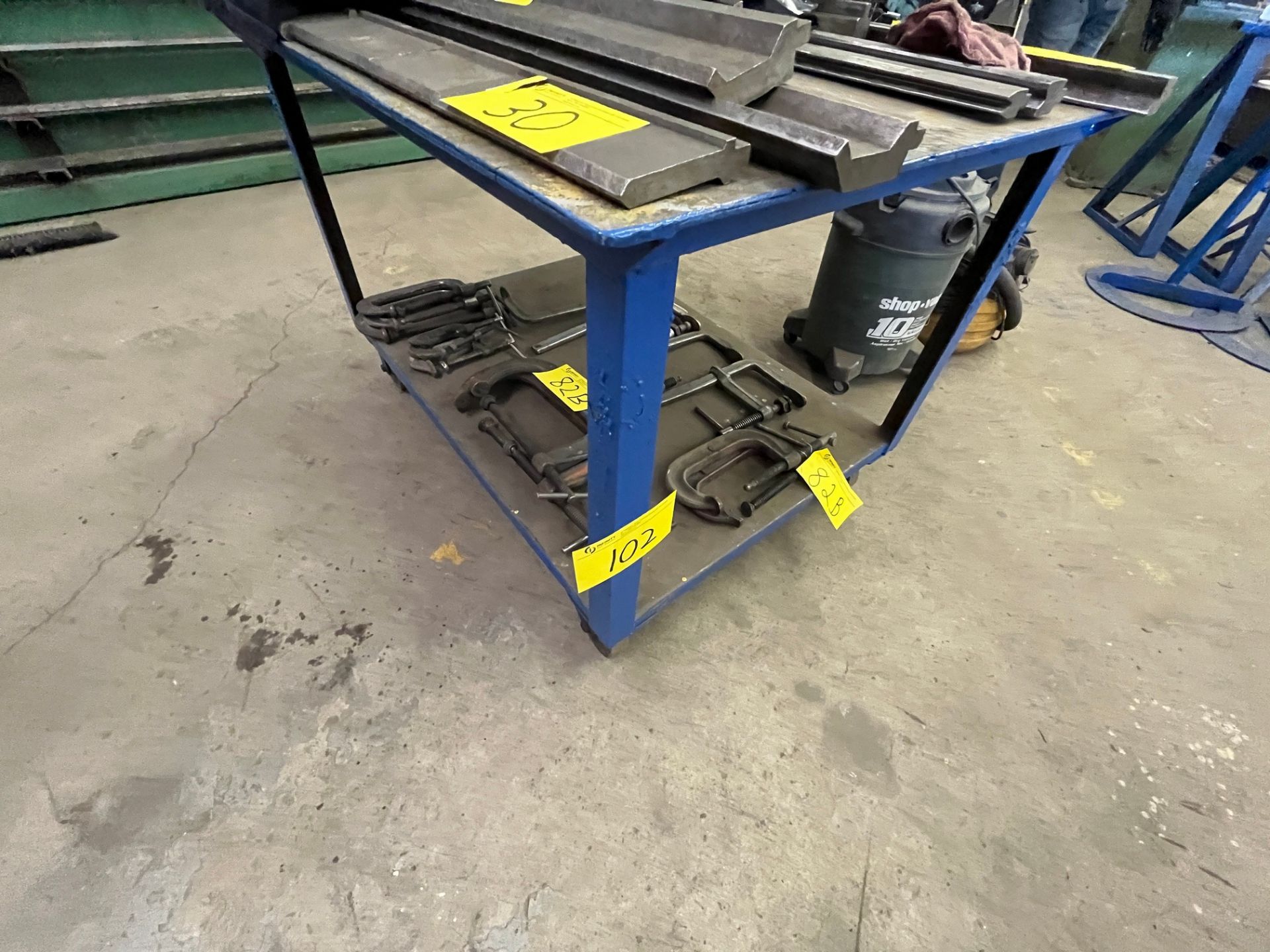 APPROX. 4' X 3' 2-LEVEL METAL SHOP CART - Image 2 of 2