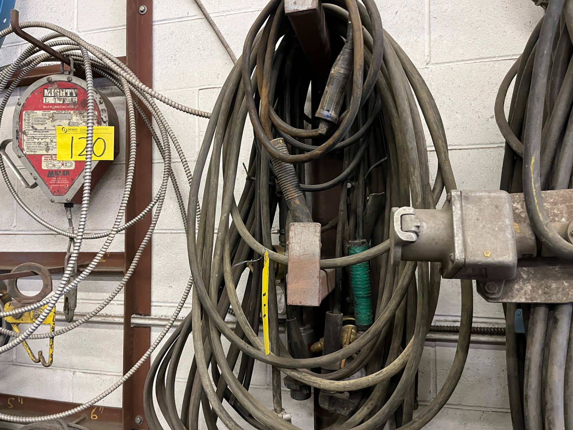 LOT OF WELDING CABLES, GUNS, REGULATORS, PLUG INS, ETC. - Image 2 of 3