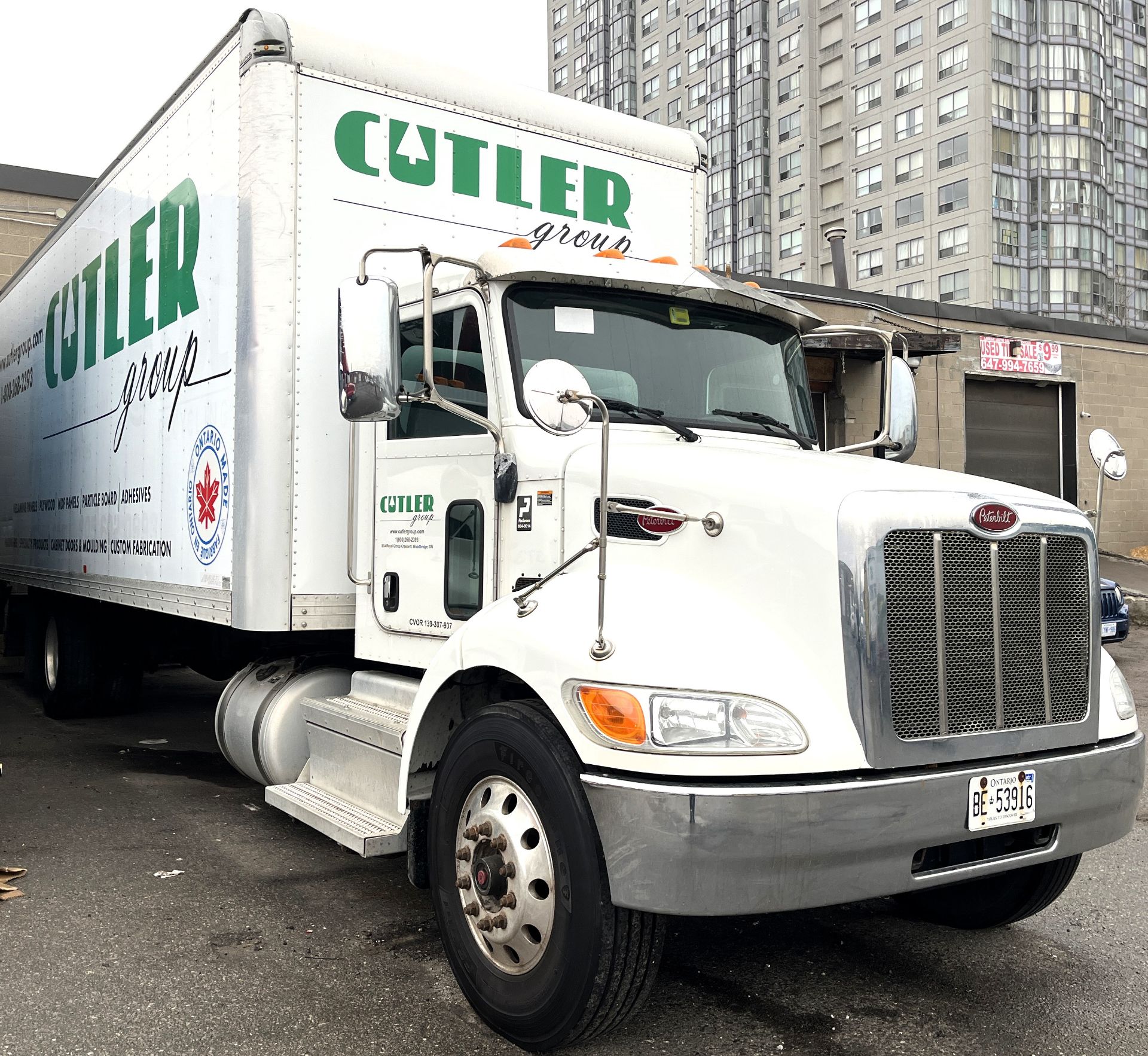 2018 PETERBILT 337 SINGLE AXLE STRAIGHT VAN TRUCK, VIN# 2NP2HM7X0JM466679, APPROX. 269,000KMS, 26’ - Image 3 of 30