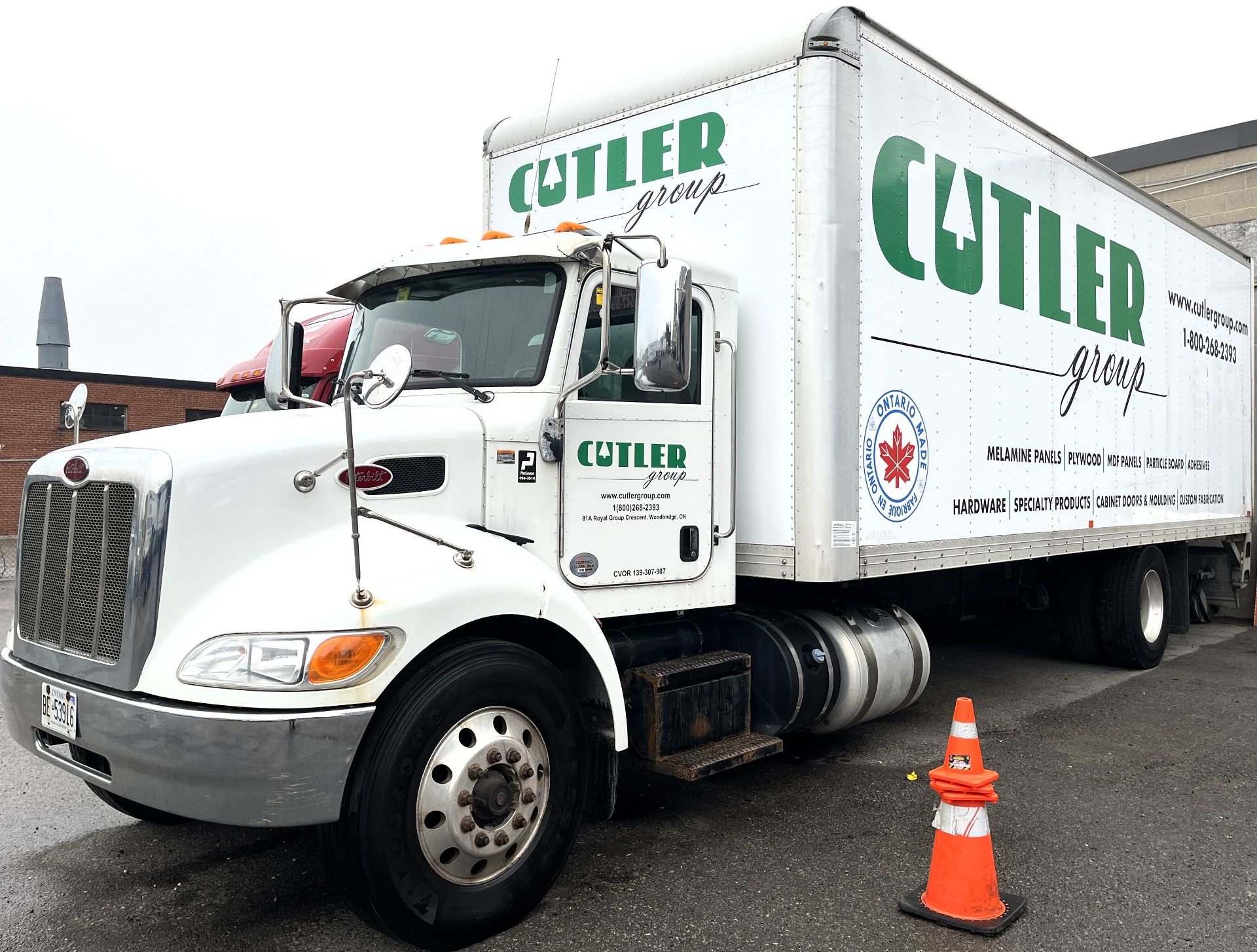 2018 PETERBILT 337 SINGLE AXLE STRAIGHT VAN TRUCK, VIN# 2NP2HM7X0JM466679, APPROX. 269,000KMS, 26’