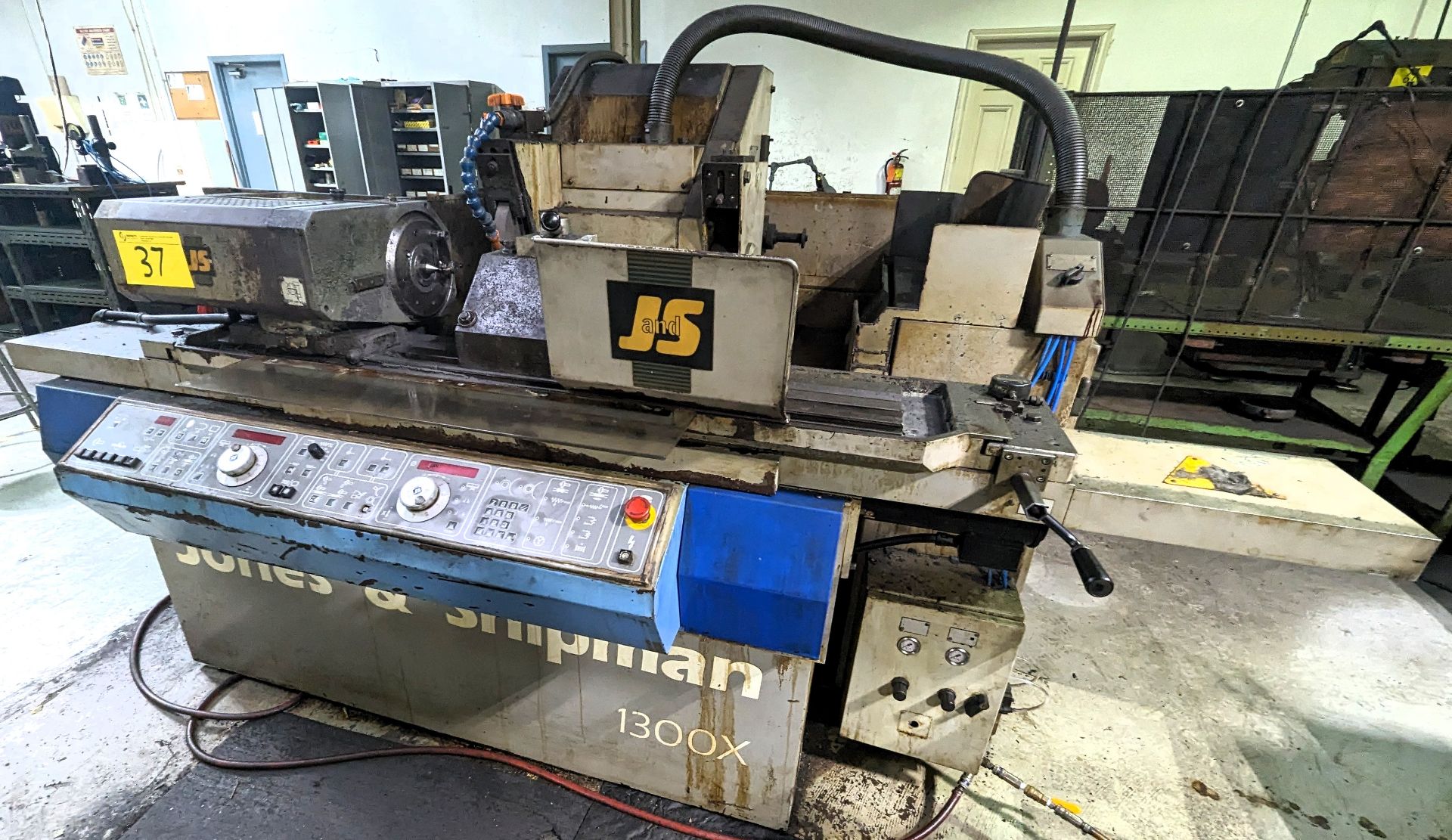 JONES & SHIPMAN 1300X CYLINDRICAL GRINDER, 48” BED, DIGITAL CONTROLS, SPEEDS TO 450 RPM,