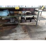 LOT OF (3) TABLES W/ METAL CONTENTS