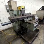 HMT FN2EH HORIZONTAL MILLING MACHINE, 40 TAPER, 8” X 48” TABLE, S/N 1777 W/ ATTACHMENTS (RIGGING FEE