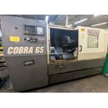 HARDINGE COBRA 65 CNC TURNING CENTER, MODEL LC65, 12-STATION TURRET, TAILSTOCK, 8” CHUCK, GE FANUC