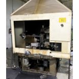 HERTLEIN SEMI-AUTOMATIC CHAMFER MACHINE, MULTI DRIVE SPEED CONTROL (RIGGING FEE $750)