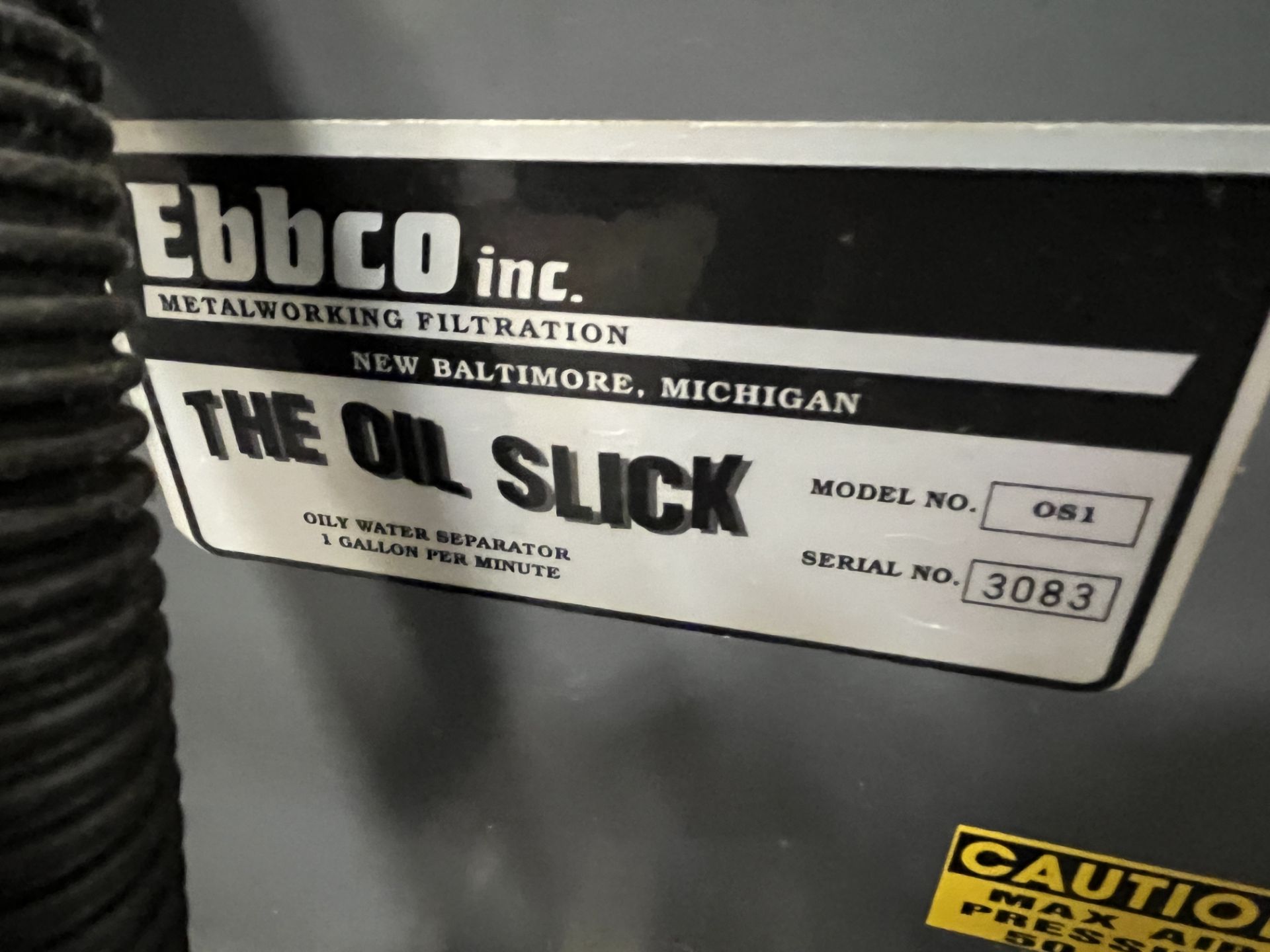 EBBCO INC. FCSL-01 FLUID CONDITIONING VESSEL, ETC. (LOCATED AT 1761 BISHOP STREET N, CAMBRIDGE, - Image 3 of 5