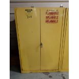 JUSTRITE 2-DOOR FIREPROOF CABINET W/ CONTENTS