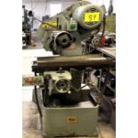 NICHOLS HORIZONTAL MILLING MACHINE, APPROX. 8" X 30" TABLE (RIGGING FEE $100)