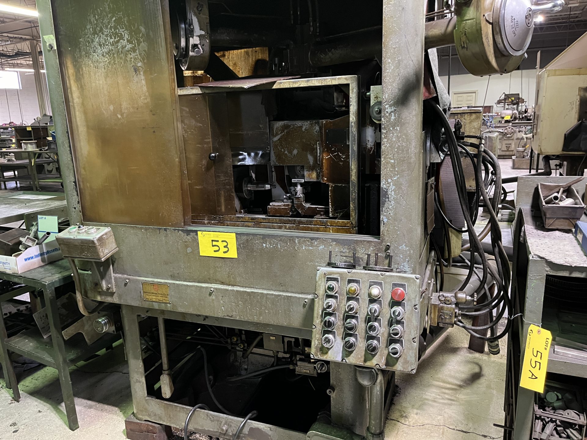 HERTLEIN SF-410-2 FLUTING MACHINE, S/N S7925 (RIGGING FEE $750) - Image 3 of 8