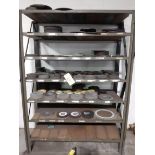 7-LEVEL RACK W/ GRINDING WHEELS