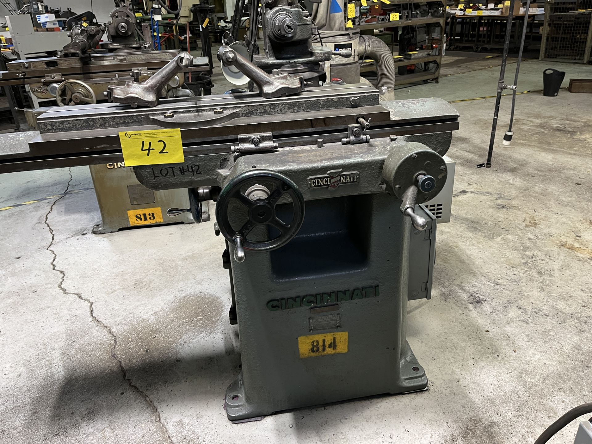 CINCINNATI NO. 2 TOOL GRINDER, S/N 05411-20 (RIGGING FEE $150)