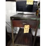 MICROWAVE W/ TABLE AND 2-LEVEL CART