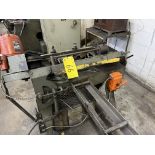 WELLS HORIZONTAL BANDSAW W/ OUTFEED ROLLER CONVEYOR