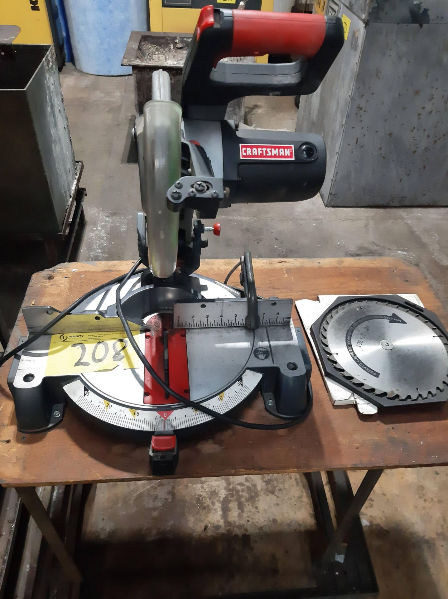 CRASFTMAN 10" CHOP SAW W/ EXTRA BLADE