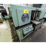 DOALL C-8A HORIZONTAL BANDSAW, APPROX. 8” X 12” CAP., CLAMPING, OUTFEED ROLLER CONVEYOR, S/N 224-