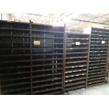 LOT OF (5) METAL SHELVING UNITS