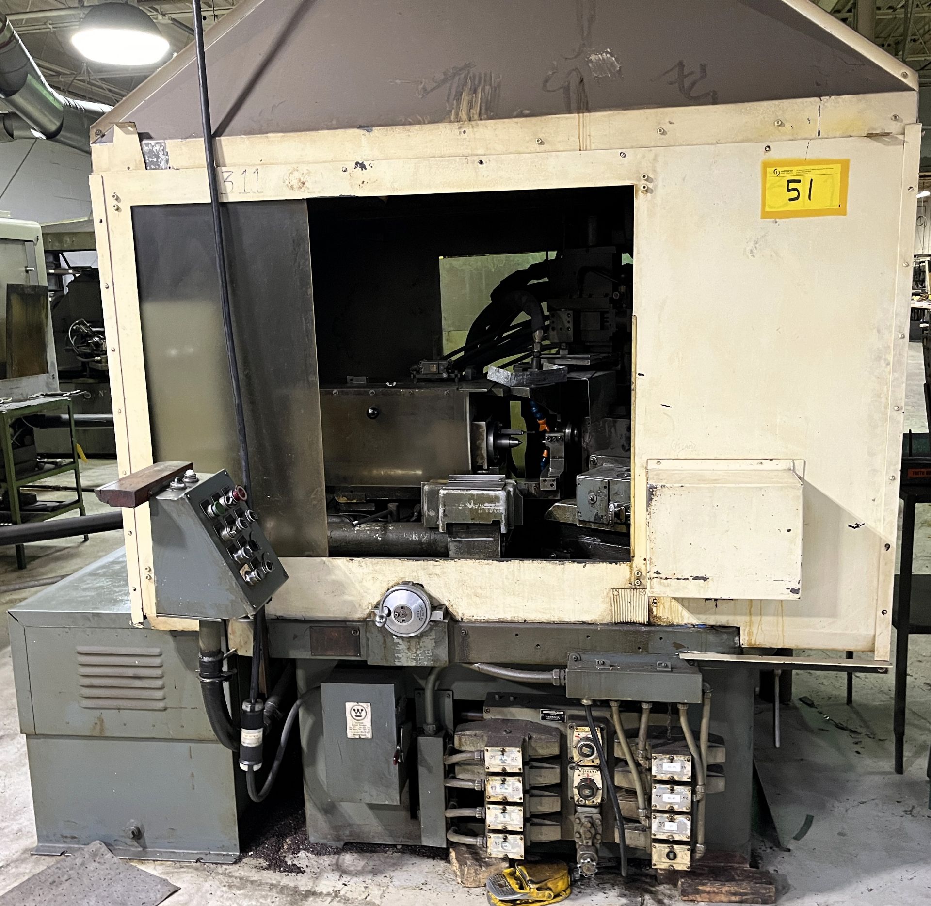 HERTLEIN TC 200 CHAMFER MACHINE, S/N TC7013 (RIGGING FEE $750)