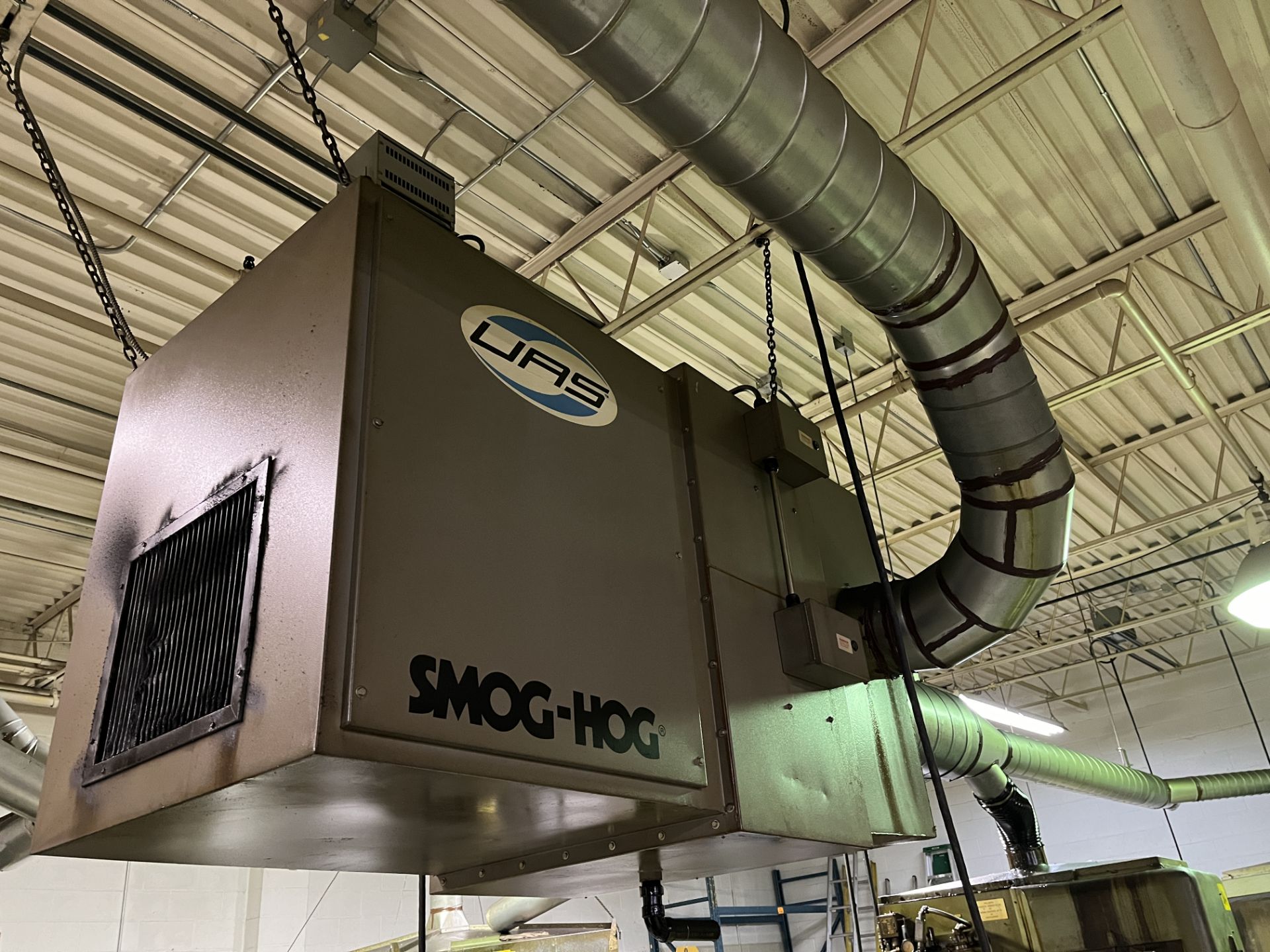 SMOG HOG OIL FILTRATION AND RECOVERY UNIT W/ VENTING PIPES (RIGGING FEE $250) - Image 2 of 2