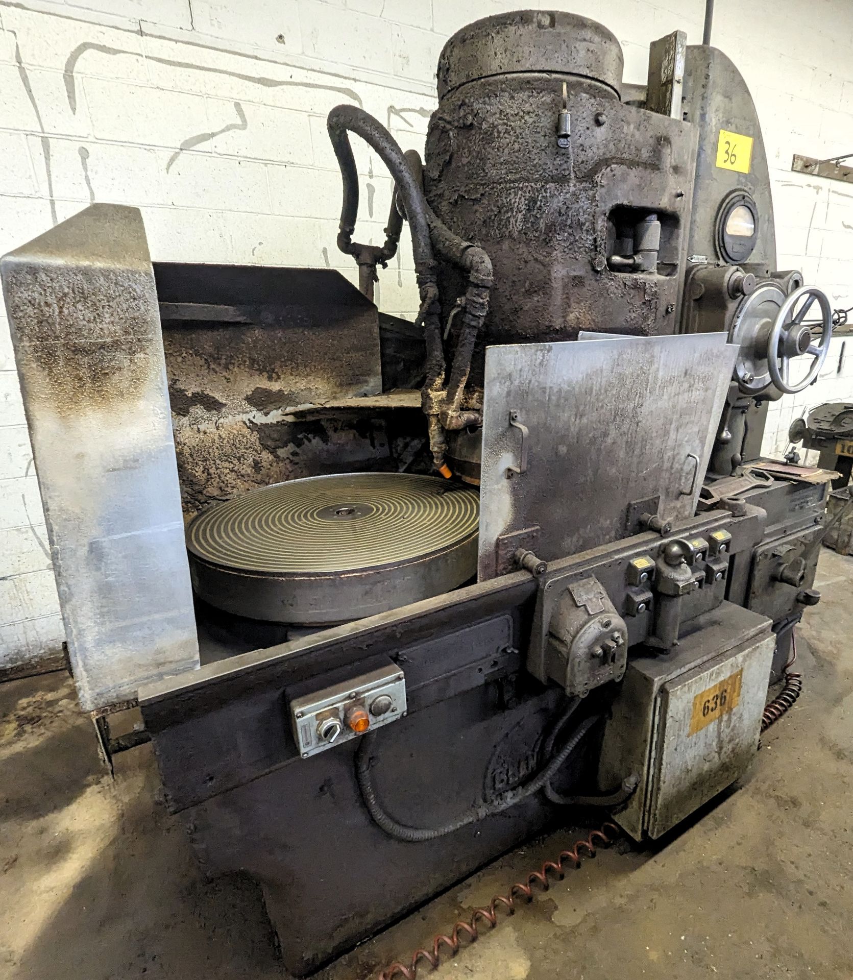 BLANCHARD ROTARY SURFACE GRINDER, 30” DIA. TABLE (RIGGING FEE $500)