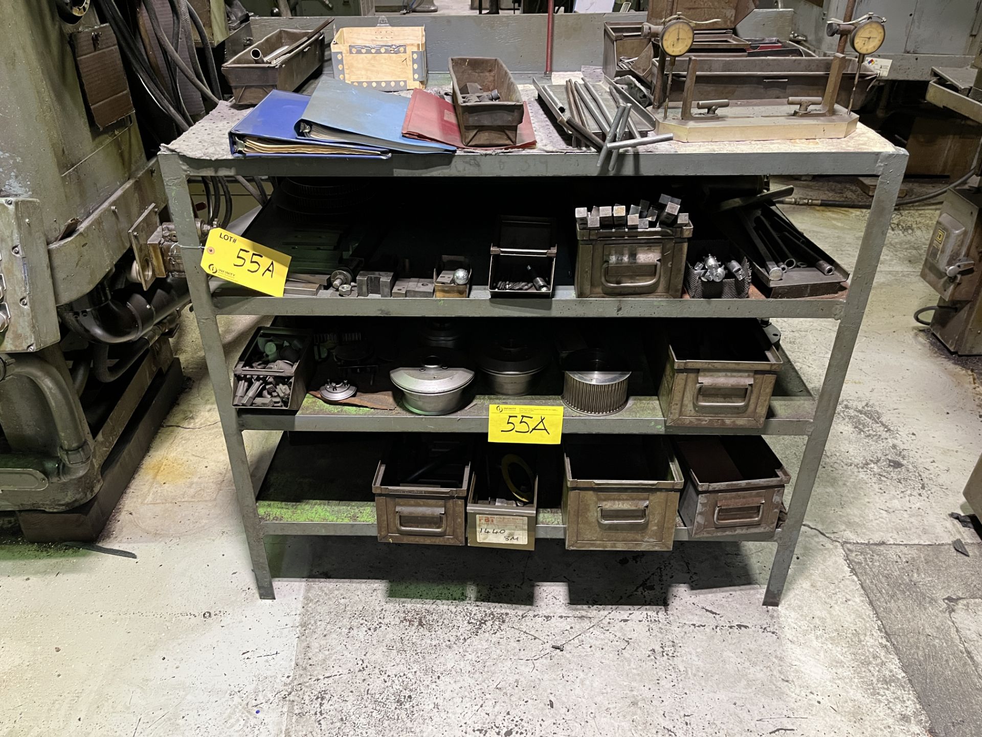 LOT OF (3) TABLES W/ TOOLING