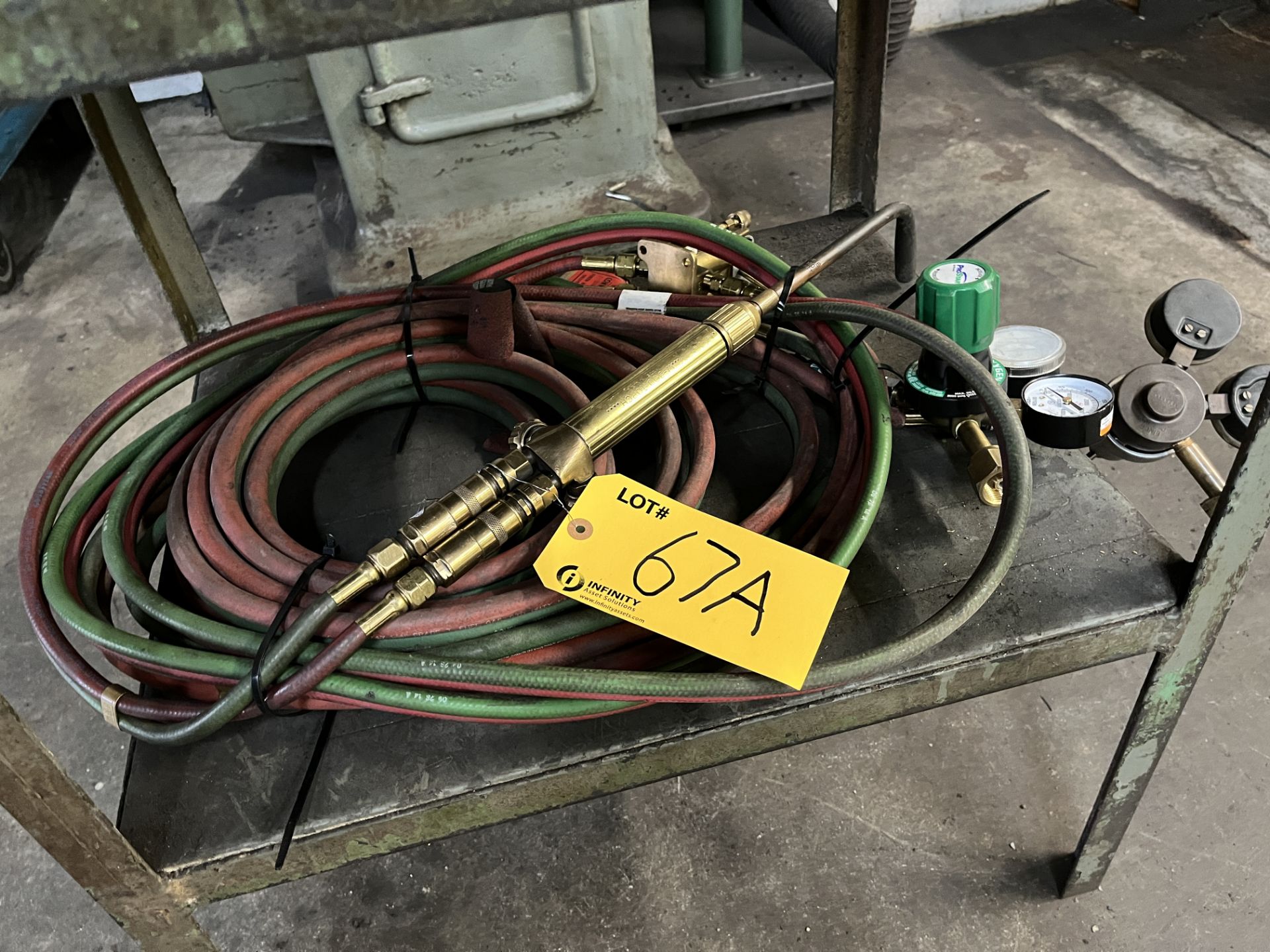 WELDING TORCH, HOSES, GAUGE - Image 2 of 2