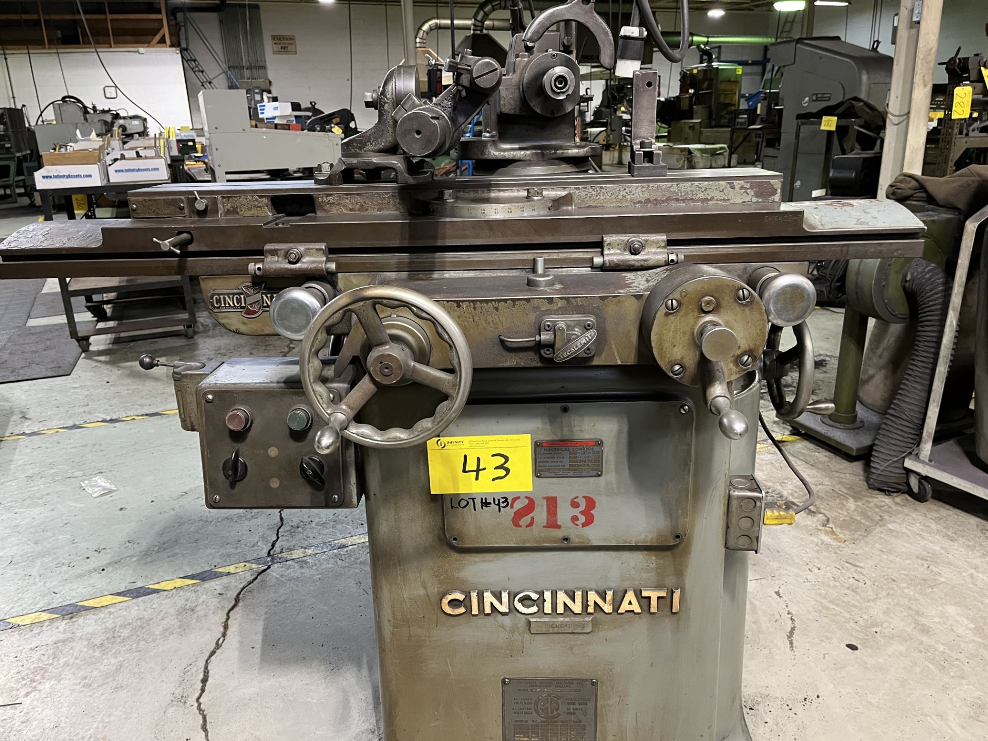 CINCINNATI NO. 2 TOOL GRINDER, S/N CK6402-3 (RIGGING FEE $150)