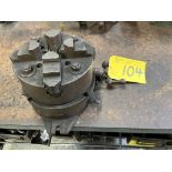 10" 4-JAW CHUCK AND ROTATION TABLE
