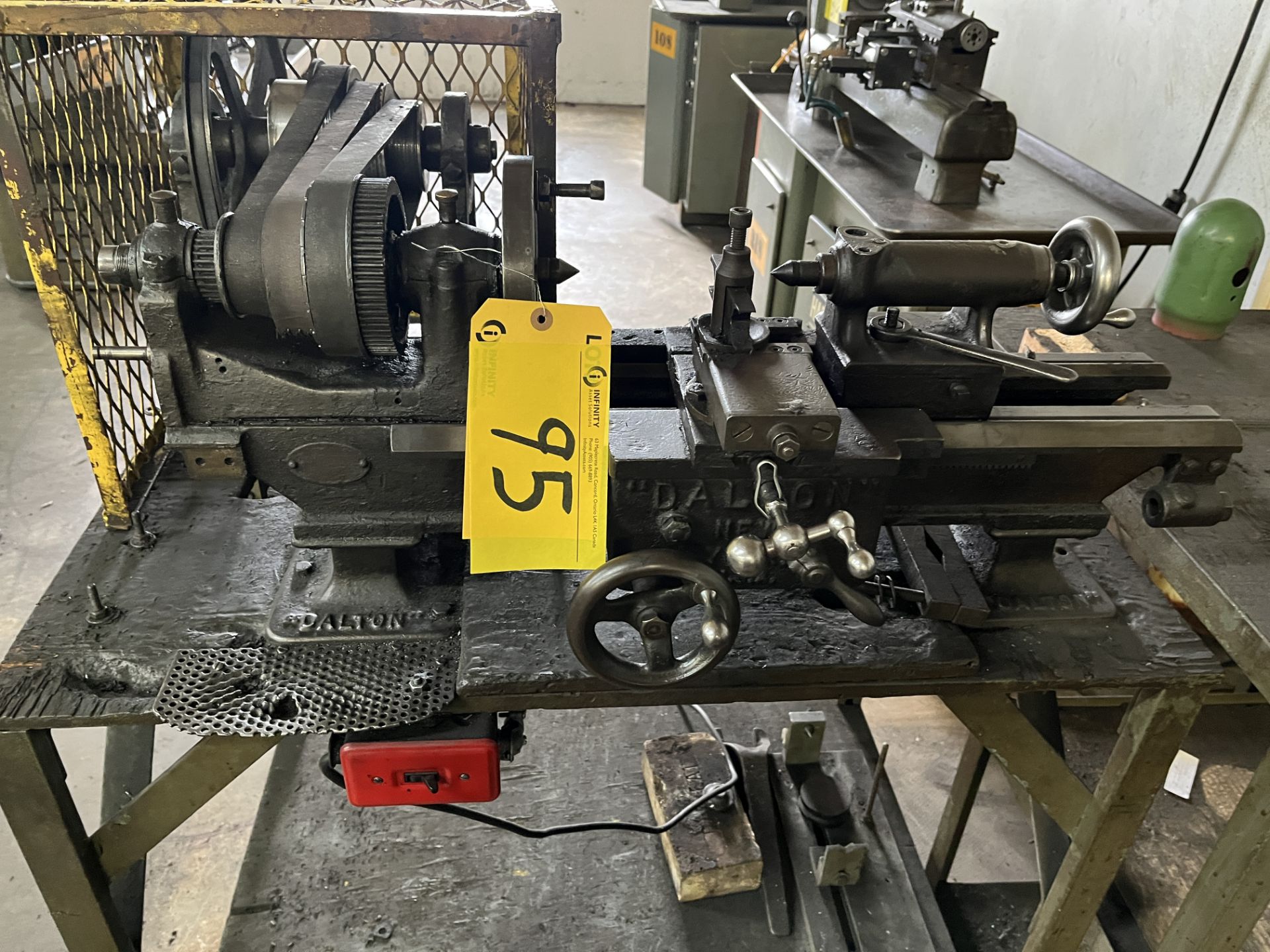 DALTON POWER LATHE W/ CART