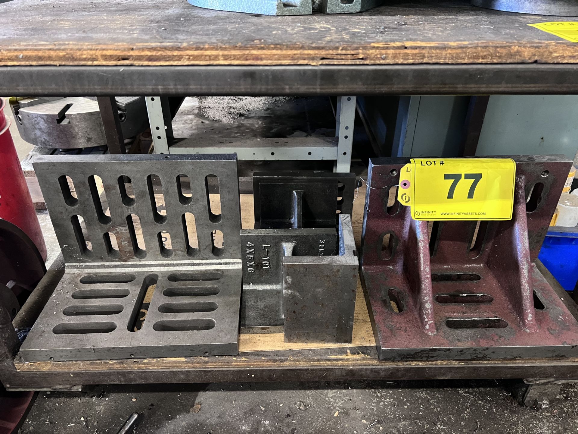 LOT OF ASST. ANGLE PLATES