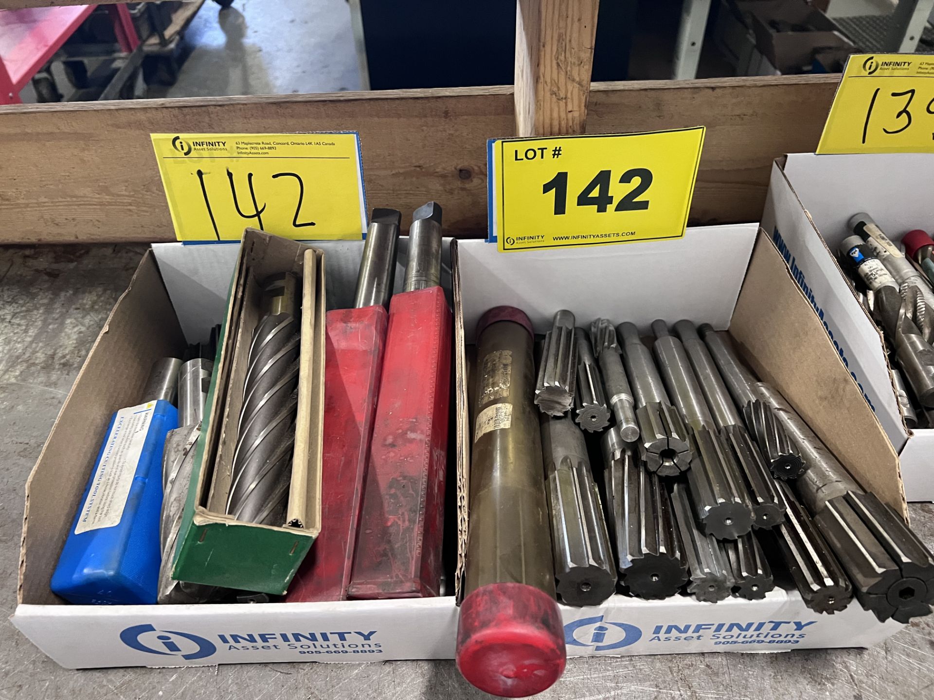 LOT OF (2) BOXES OF REAMERS