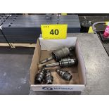 LOT OF QUICK RELEASE AND TOOL HOLDERS