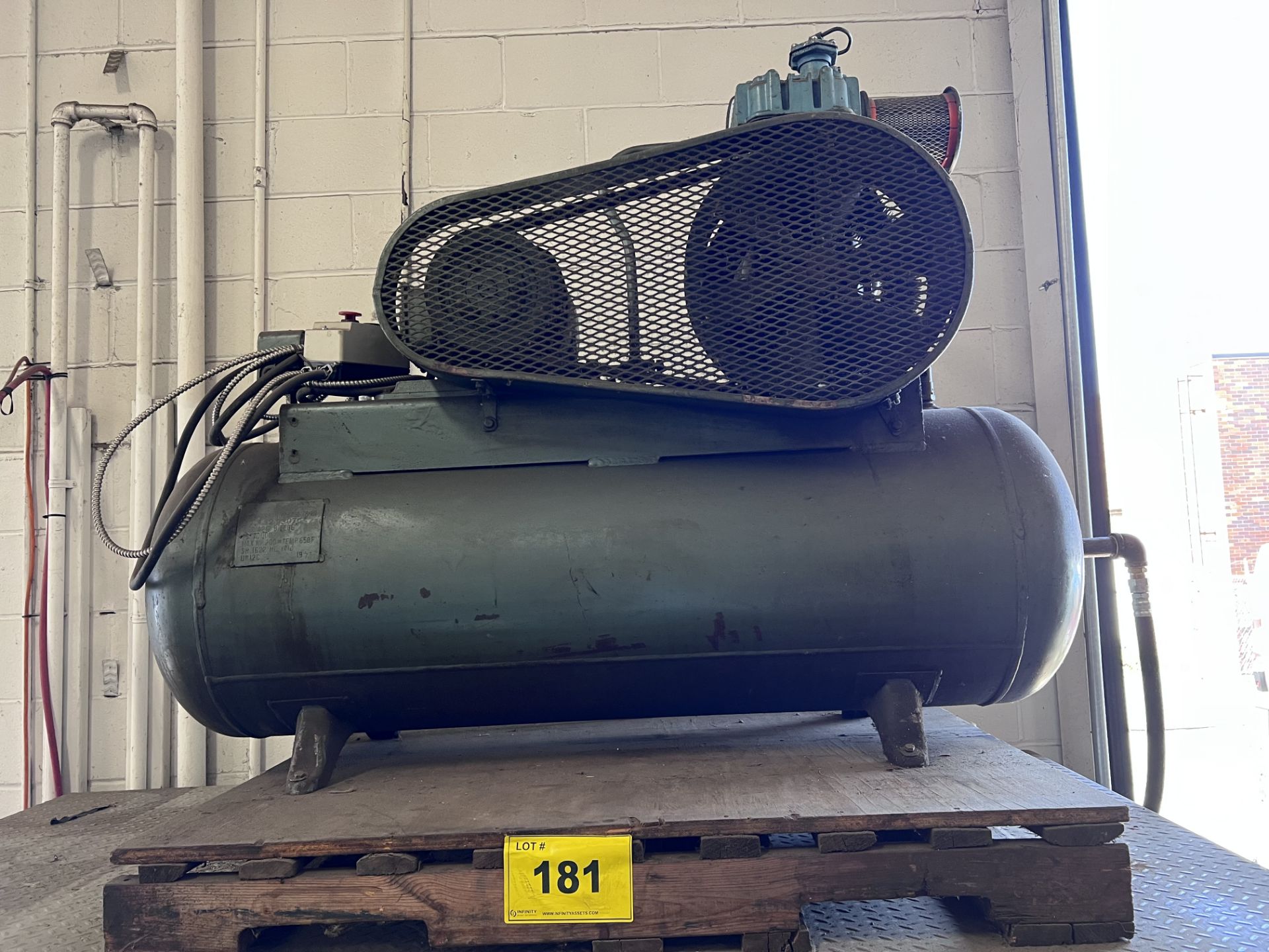 5HP PISTON TYPE AIR COMPRESSOR - Image 2 of 2