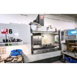 2012 HAAS VF6/40 CNC VERTICAL MACHINING CENTER, CNC CONTROL, 24” X 60” TABLE, 40 TAPER, 10,000 RPM
