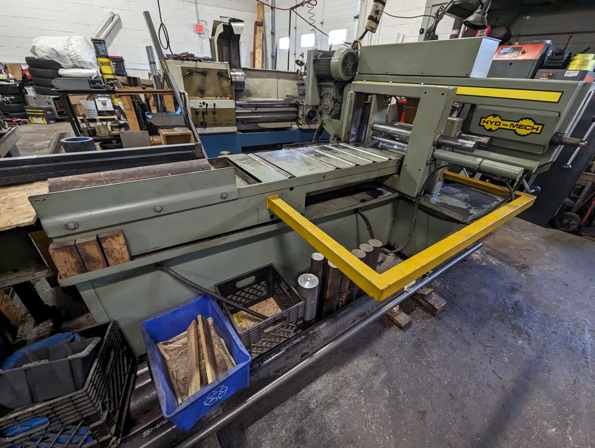 HYD-MECH S-20A SERIES II AUTOMATIC HORIZONTAL BANDSAW, S/N 80298380 W/ CONVEYOR (RIGGING FEE $825) - Image 8 of 13