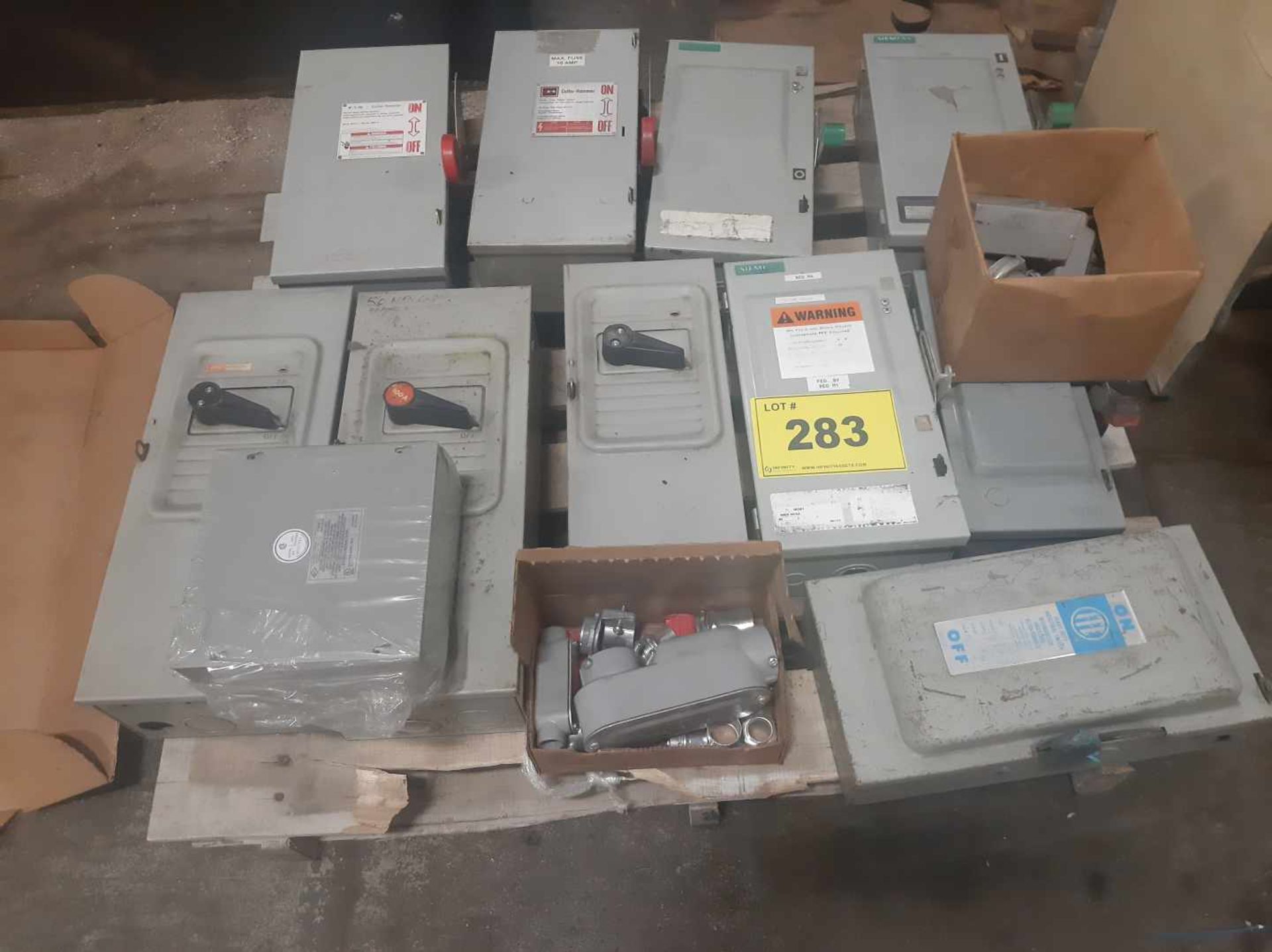 LOT OF ASST. SWITCHBOXES