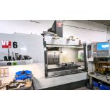 2012 HAAS VF6/40 CNC VERTICAL MACHINING CENTER, CNC CONTROL, 24” X 60” TABLE, 40 TAPER, (24) SIDE