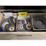 LOT OF (3) BOXES OF GRINDING WHEELS